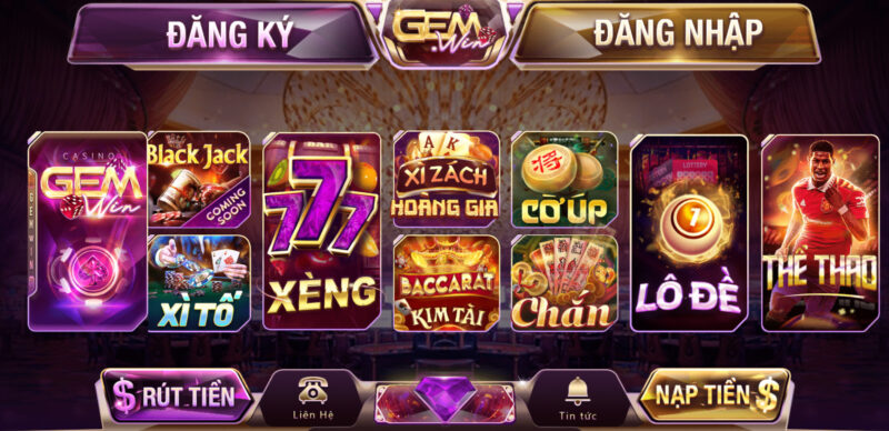 Gemwin sở hữu siêu phẩm đổi thưởng online “cực ngầu”