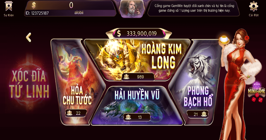 Giới thiệu thông tin về tựa game xóc đĩa tại gemwin