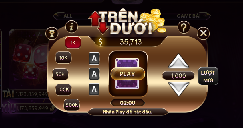 Mẹo chơi trên dưới hiệu quả