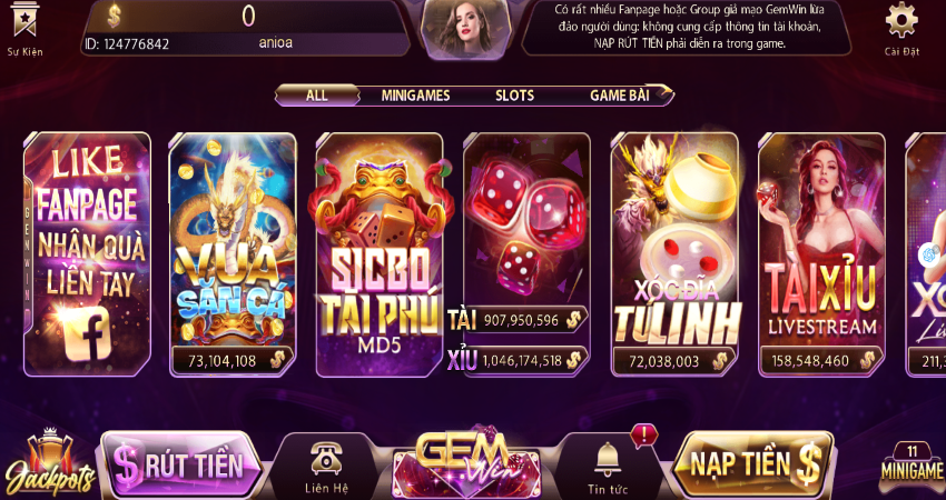 Tìm hiểu về cổng game Gemwin