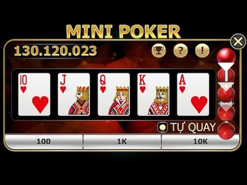 Gemwin giới thiệu tổng quan về game Mini Poker