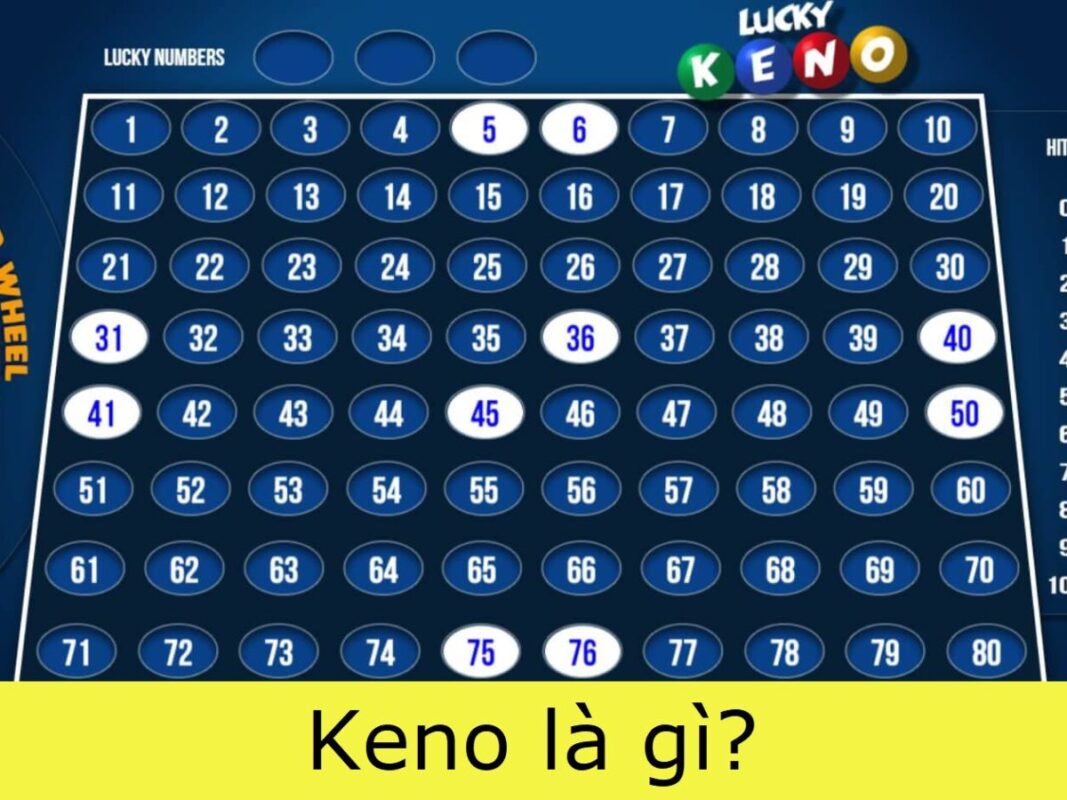 Gemwin giới thiệu về trò chơi Keno