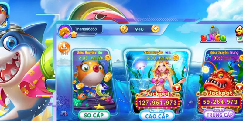 Game bắn cá Bingo có gì hấp dẫn triệu cược thủ?