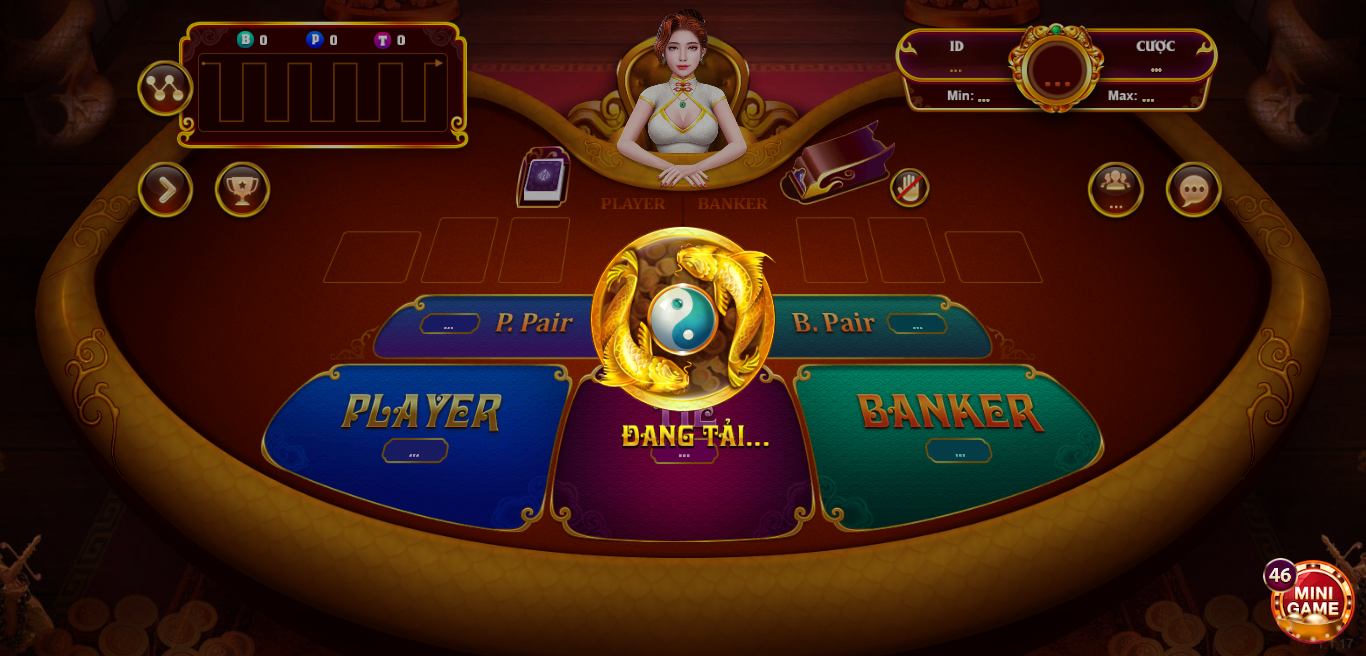 Hướng dẫn chơi game Baccarat kim tài khi tai Gemwin