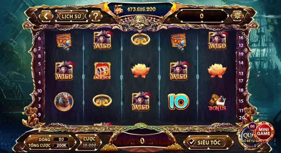 Giới thiệu game săn hũ Pirate King tại link tai Gemwin