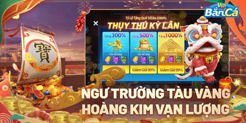 5 ưu đãi hấp dẫn ở sảnh bắn cá vui tại gem win