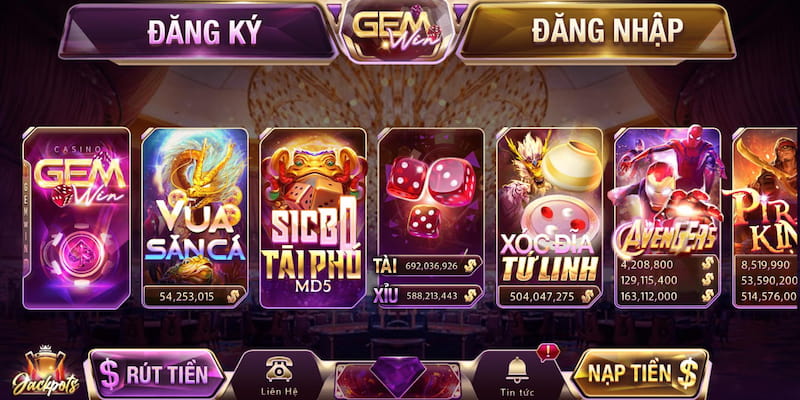 Các bước đăng ký và đăng nhập Gemwin vô cùng nhanh gọn